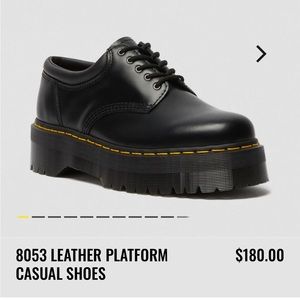 Dr. Martens woman’s platform casual shoes